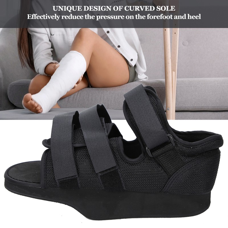 Surgical Shoes Breathable Foot Fracture Shoe Lightweight PostOp Walking Boot