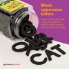 Dowling Magnets Foam Fun Black Uppercase Magnet Letters (1-2 inches