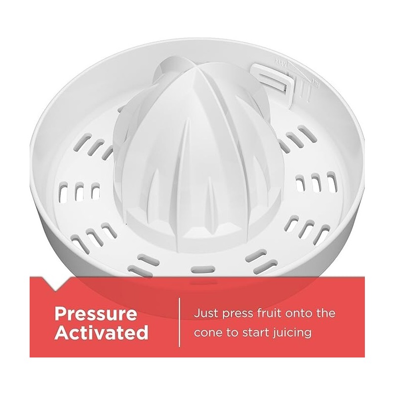 BLACK+DECKER CJ650W: 32oz Citrus Juicer - White