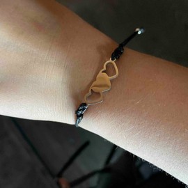 Mother Daughter Gifts Mother and Daughter Bracelet for 2/3 Matching Cutout Heart Mommy and Me Bracelet Daughter Gifts from Mom Christmas Birthday Gift Stocking Stuffers