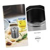 LABRIMP 3Pcs Portable Stainless Steel Spice Dispenser with Rotating Tops