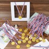DICOSMETIC Pack of 50 Winning Prize Medals Gold Medal Plastic