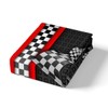 Racing Car Fitted Sheet Single Size, Red Sports Car Bed