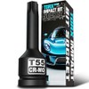 Aiourx 1/2" Drive T55 Torx Star Bit Socket, CR-MO Steel,
