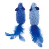 Petio Cat Toys Love Blue Fluffy Chew Chew Set of