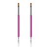 Nail Brushes, 2Pcs Nail Art Brushes, Dual-Ended Polygel Brush &
