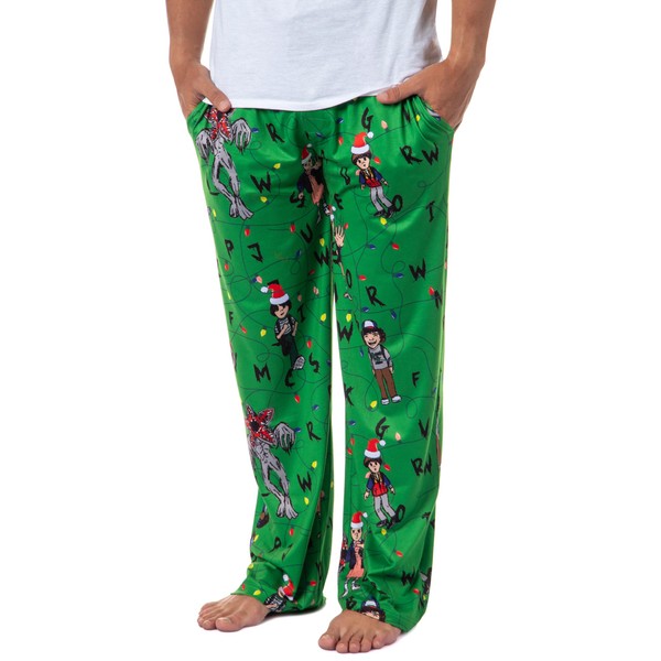 Mad Engine Stranger Things Men's Sketch Characters and Light Strings