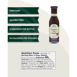 Stonewall Kitchen Balsamic Fig Dressing, 11 Ounces (Pack of 2)