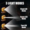 LED Rechargeable Work Light, 1500LM Portable COB Magnetic Lights with