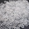 Creammuffin White S Clip for Loom Rubber Band for DIY