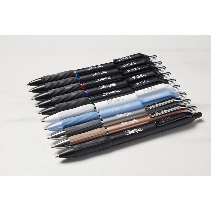 Sharpie S-Gel Pens | Medium Point 0.7mm | Black Ink