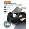 Tolaccea Sports Gym Bag for Mens Womens with Shoes Compartment