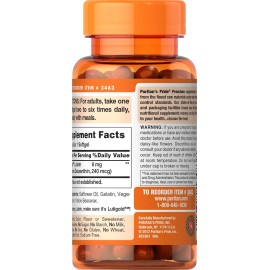 NBTY.inc - US Nutrition,inc. Puritan'S Pride Premium Lutigold Lutein Carotenoid 6Mg  Eye Health 200  Softgels