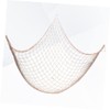 GRIRIW Mediterranean Decorative Fishing Net Wall Hanging Cotton Ideal for