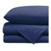 Tesso Juego De Sábanas Ultrasoft Microfibra Individual Color Azul Marino