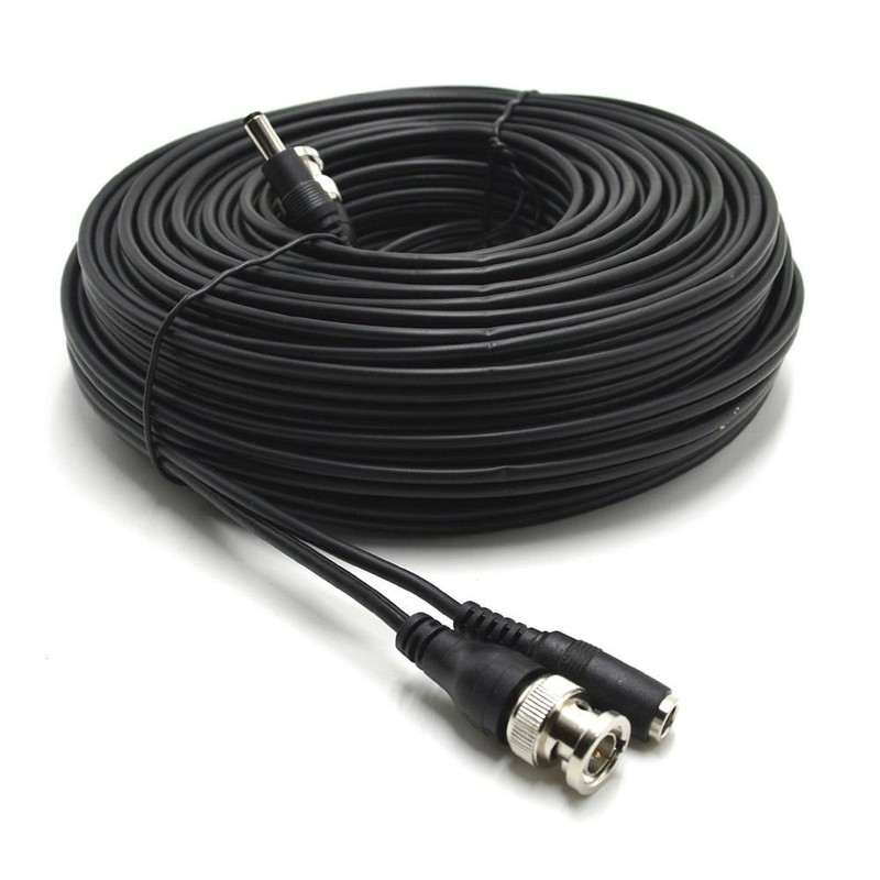 SSL Satellites 2m Black RG59 + Power Copper BNC Video