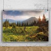 DORCEV 12x10ft Nature Landscape Backdrop Mountain Forest Pine Trees Background
