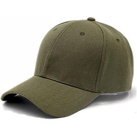 ASD Accessories Men's Women's Baseball Classic Caps, Men Women Unisex Adjustable Baseball Caps (UK, Alpha, One Size, Olive Green)