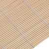 RDEXP 24cm/9.45in Sushi Natural Bamboo Rolling Mat Rice Spreader Paddle