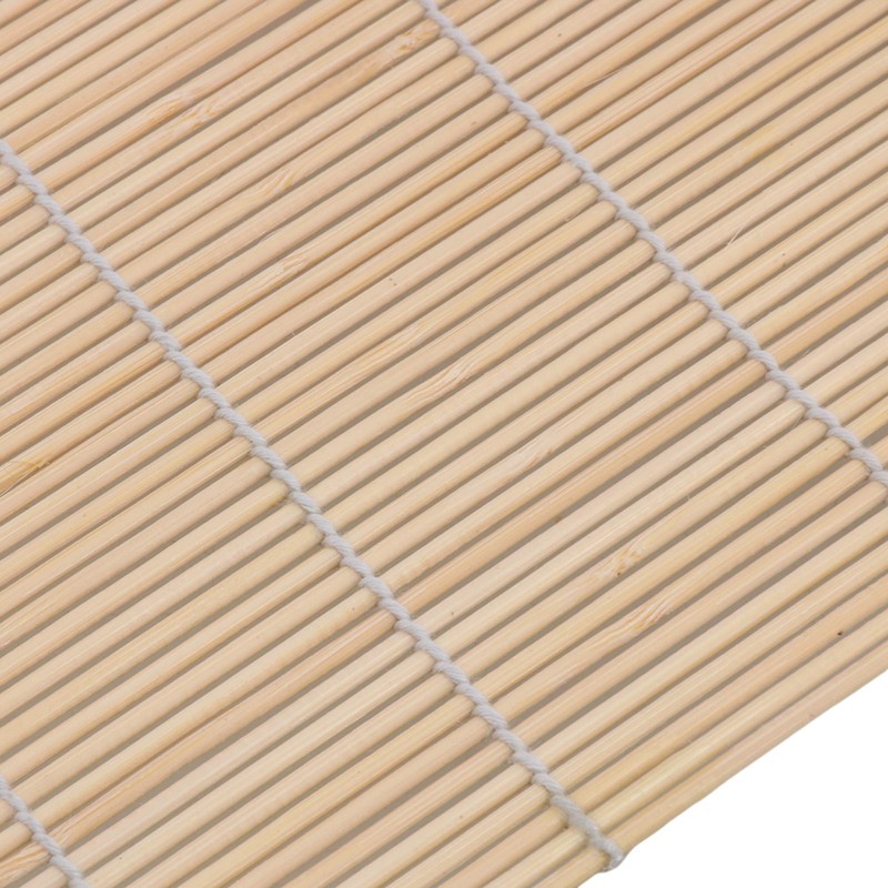 RDEXP 24cm/9.45in Sushi Natural Bamboo Rolling Mat Rice Spreader Paddle