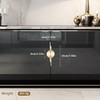 Wobekuy Pack of 2 Cabinet Handles Gold Handles for Kitchen