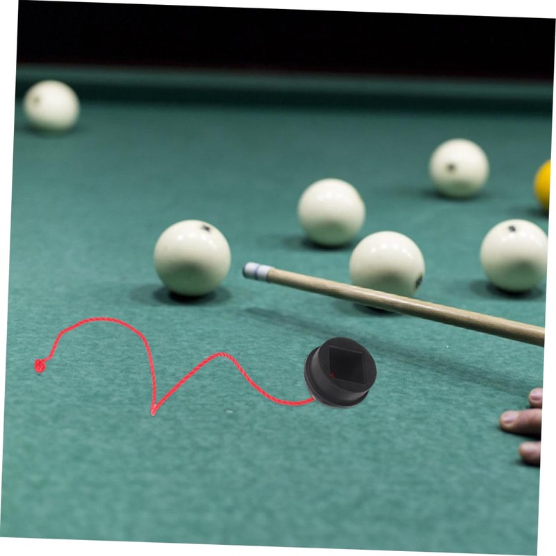 Outanaya 4pcs Snooker Chalk Holder Rubber Case for Billiard Chalk