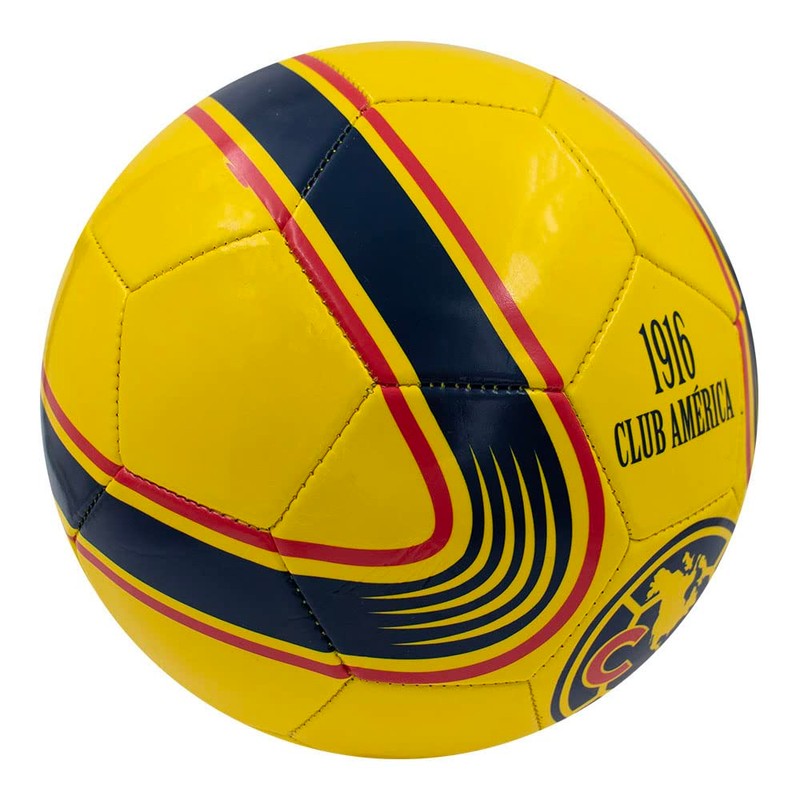 Voit America, Balón De Fútbol Adultos Unisex, Amarillo (Yellow), 5