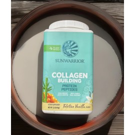 SunWarrior Collagen Building Protein Peptides Tahitian Vanilla 2.2lb Exp 10/26