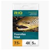 RIO Products Fluoroflex Trout Leader, 7.5ft 1X - 3PK