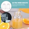 ReaJoys Plastic Juice Bottles with Lids 100ml, 12 Pcs Empty