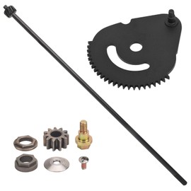 ZHIXING 938-05078 5/8 Steering Rod Shaft/617-04024A Sector Gear(Hole 0.65")/941-0656A Bush/948-0389 Cap-Screw for Craftsman MTD Cub-Cadet Lawn Mower 738P07154 738-05078 617-04024