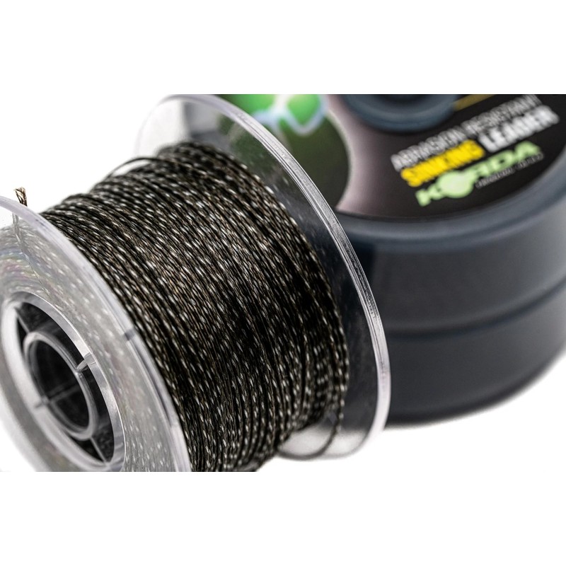 Korda Arma-Kord 30lb 20m - Abrasion-Resistant Braided Leader, Strong Shock
