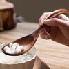 AOOSY Wooden Spoon, 4 Piece Japanese Style Round Handmade Nanmu