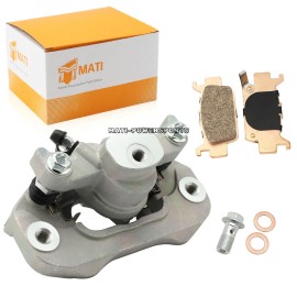 M MATI Rear Left Brake Caliper w/pads for Honda Pioneer 1000 1000-5 16-23 43150-HL4-A01