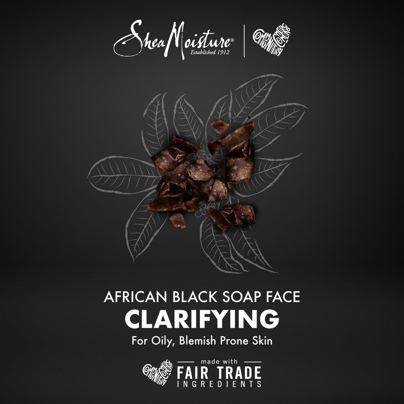 SheaMoisture African Black Soap Problem Skin Facial Mask, 4 Ounce