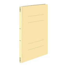 Kokuyo flat file Paper Cover Resin Binding Hardware 2 Hole A4 150 Sheets Accommodate Yellow Flat – t10ny