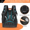 LOKASS Tool Bag Backpack, Heavy Duty Tool Backpacks with Combination