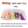 KTGCOZS Pack of 10 2M*3mm Mix Color Scud Back Stretch