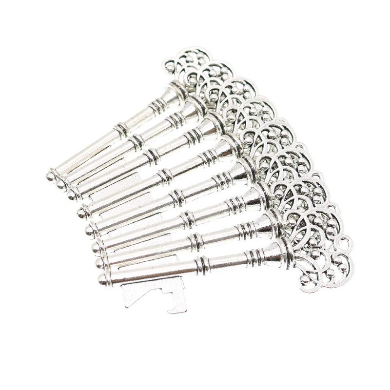 BITEYI Skeleton Key Bottle Opener Wedding Decoration with Conversion Cards