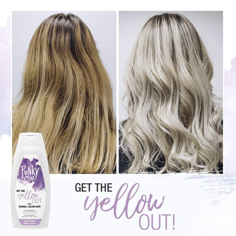 Punky 3-en-1 Color Deposting Shampoo & Acondicionador, Tóner morado Coolicious,