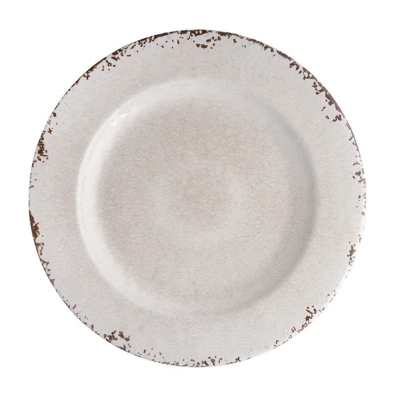 UPware 12-Piece Melamine Dinnerware Set, Includes Dinner Plates, Salad Plates,