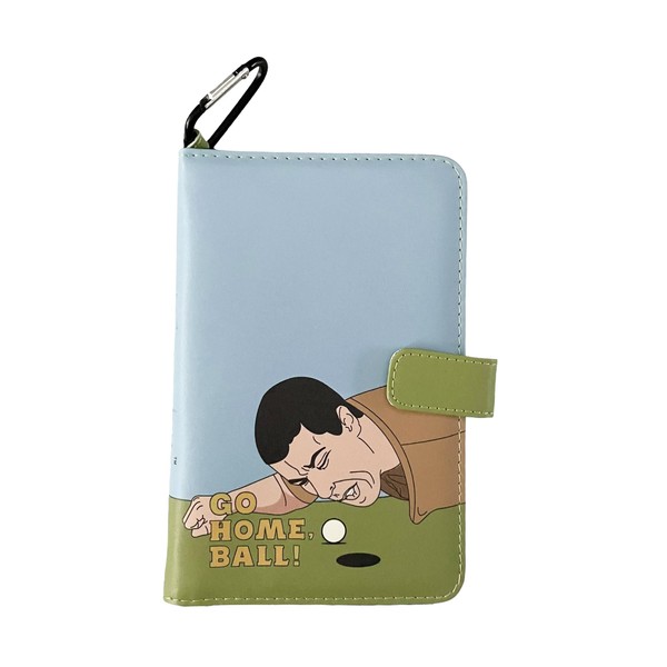 Balanced Co. Leather Golf Scorecard Holder (Go Home, Ball)