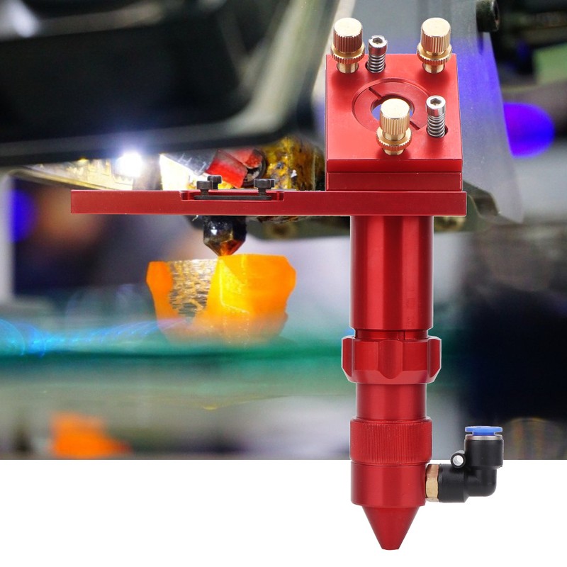 Red Aluminum Laser Head Accessories for CO2 Laser Engraving Machine