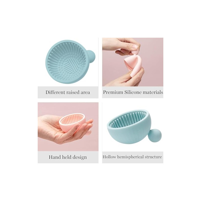 Limpiador de brochas de maquillaje