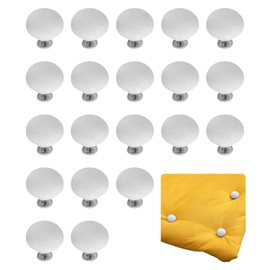 20 Pcs Duvet Cover Clips,Mushroom Anti-Slip Duvets Covers Fixing Clip Round Quilt Holders With Buttons,Bedroom Bedding Retaining Fixator,for Comforter Blanket Bed Sheetto Keep In Place (White)
