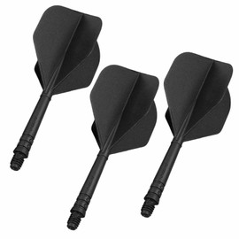 Darts K Flex Integrated Dart Flights And Shafts, No.6 | Pack Of 3 K-Flex - No6, Kflex All In One Moulded Dart Flight & Stem Lengths: Short, Intermediate & Medium | Professional Dart Accessories