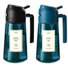 TrendPlain 16oz/470ml Blue Glass Olive Oil Sprayer for Cooking -