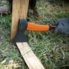 KSEIBI Wood Axe, Small Outdoor Camp Hatchet for Splitting and