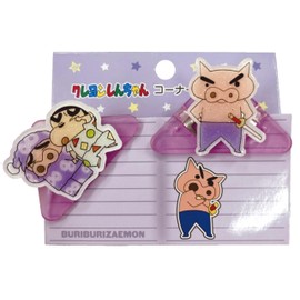 Crayon Shin-chan Corner Pair Clip, Buri Burizaemon