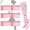 Zuimei 6 Pairs Compression Socks for Women&Men Circulation 20-30 mmhg